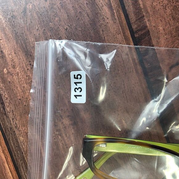 Coach Sunglasses Women's Brown Tortoise Lime Green HC6001 Emily 57mm - Picture 9 of 9